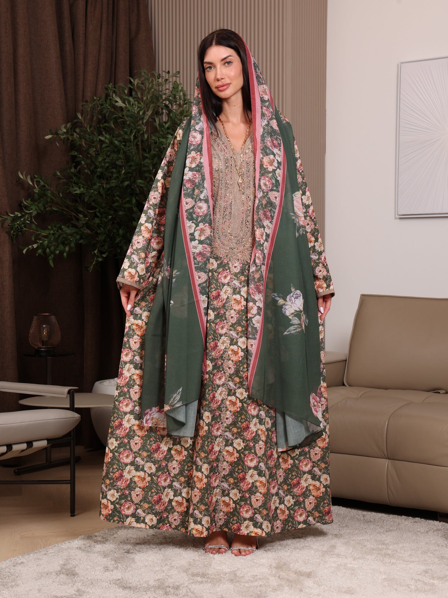 Forest Flora Kaftan