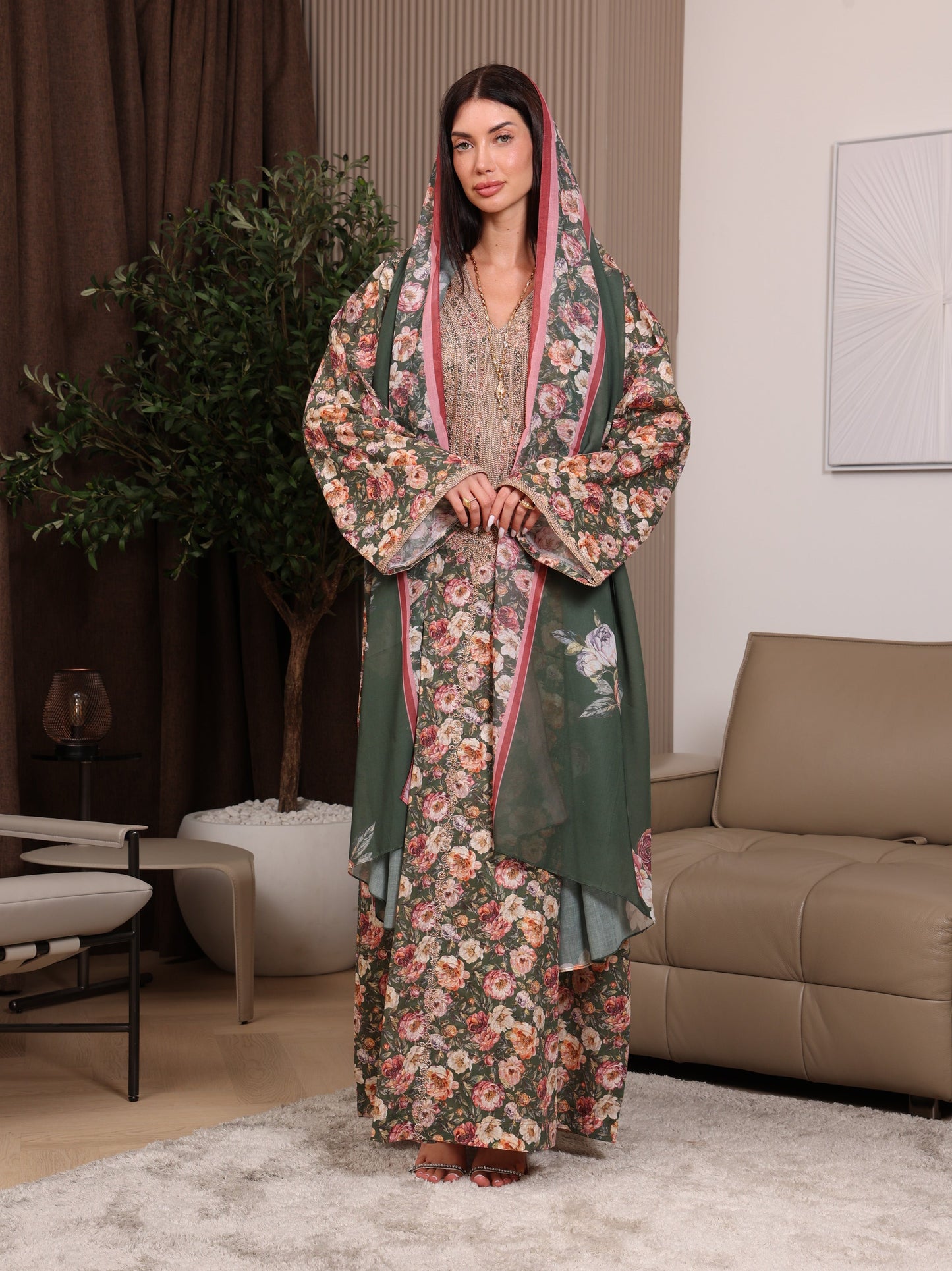 Forest Flora Kaftan