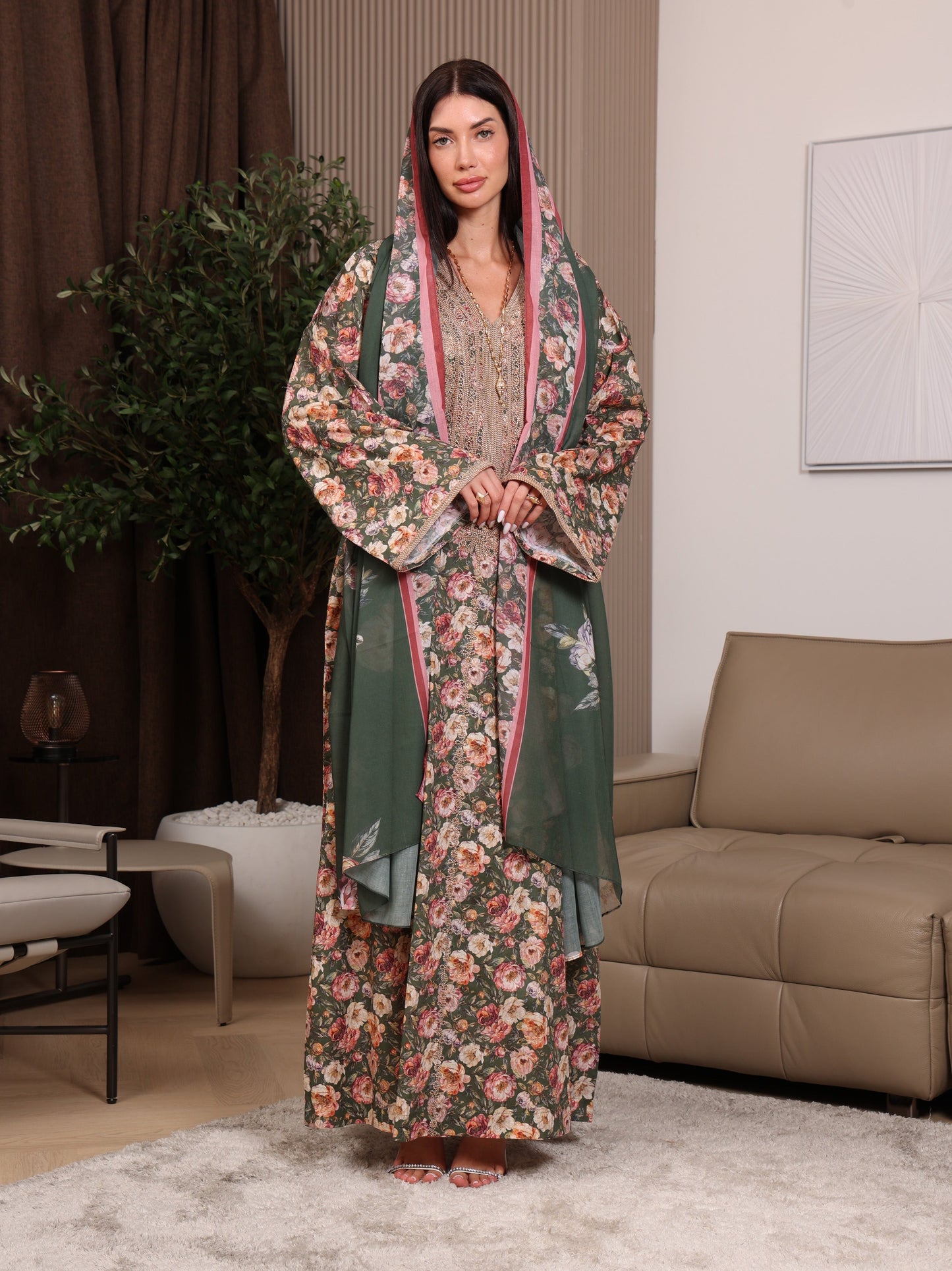 Forest Flora Kaftan