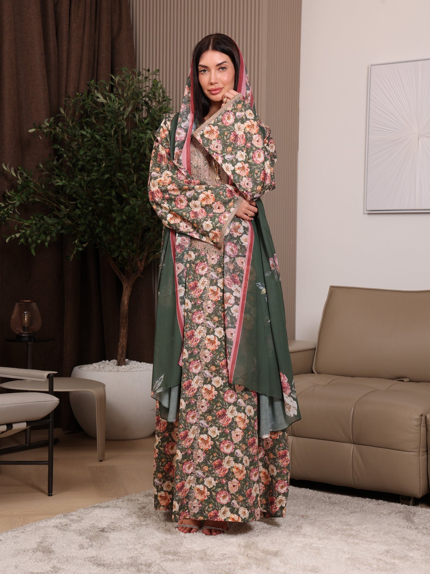 Forest Flora Kaftan
