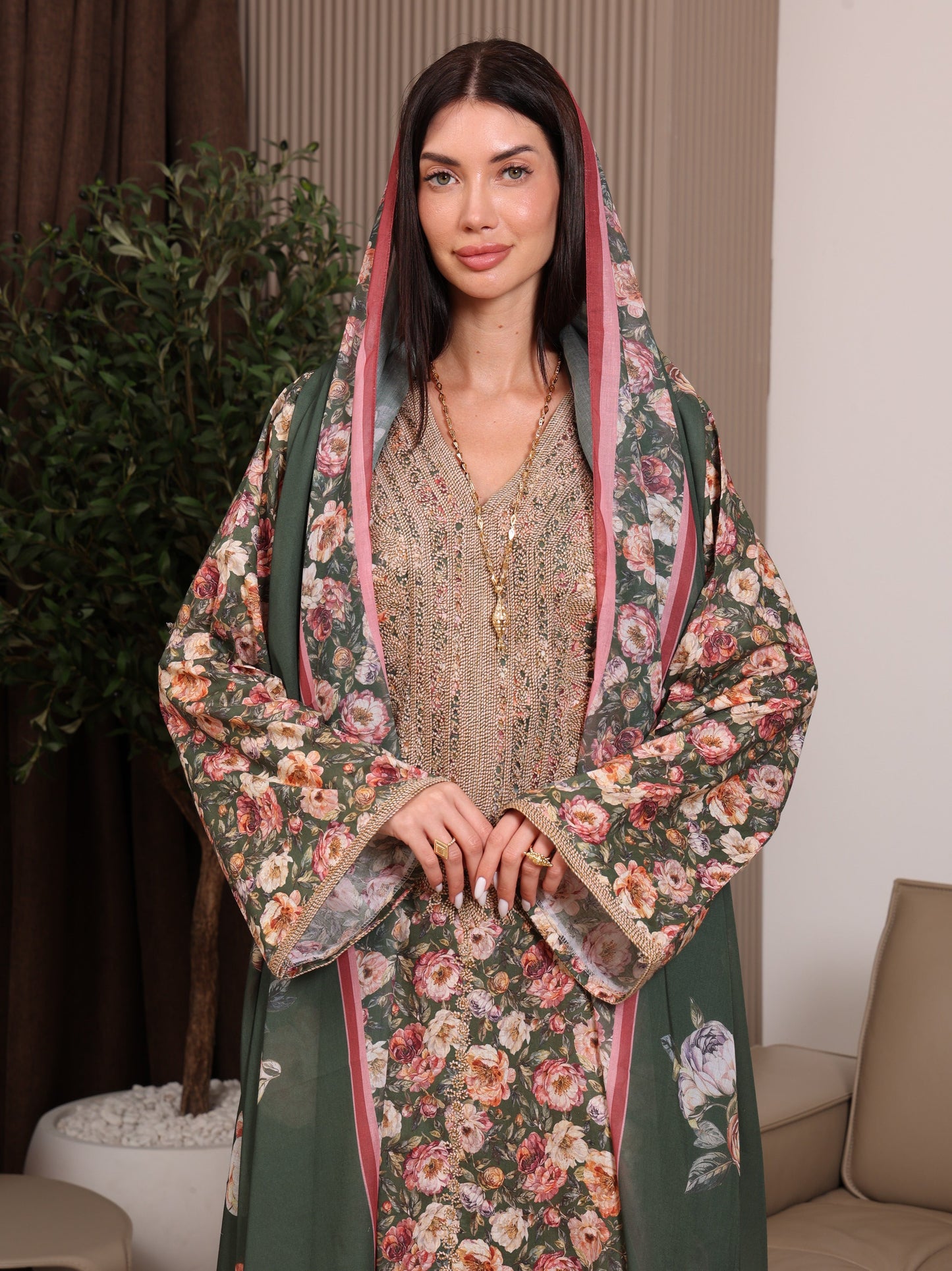 Forest Flora Kaftan