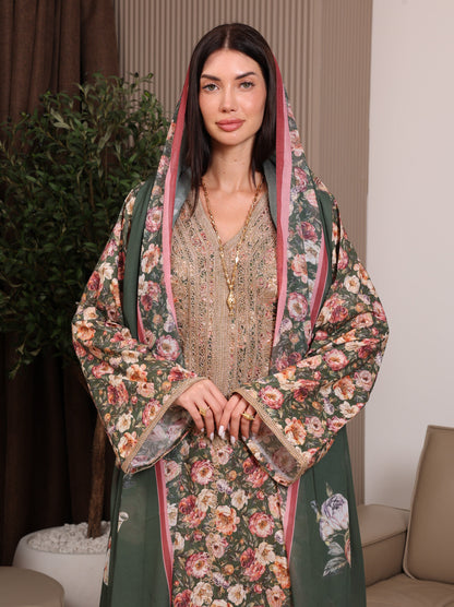 Forest Flora Kaftan