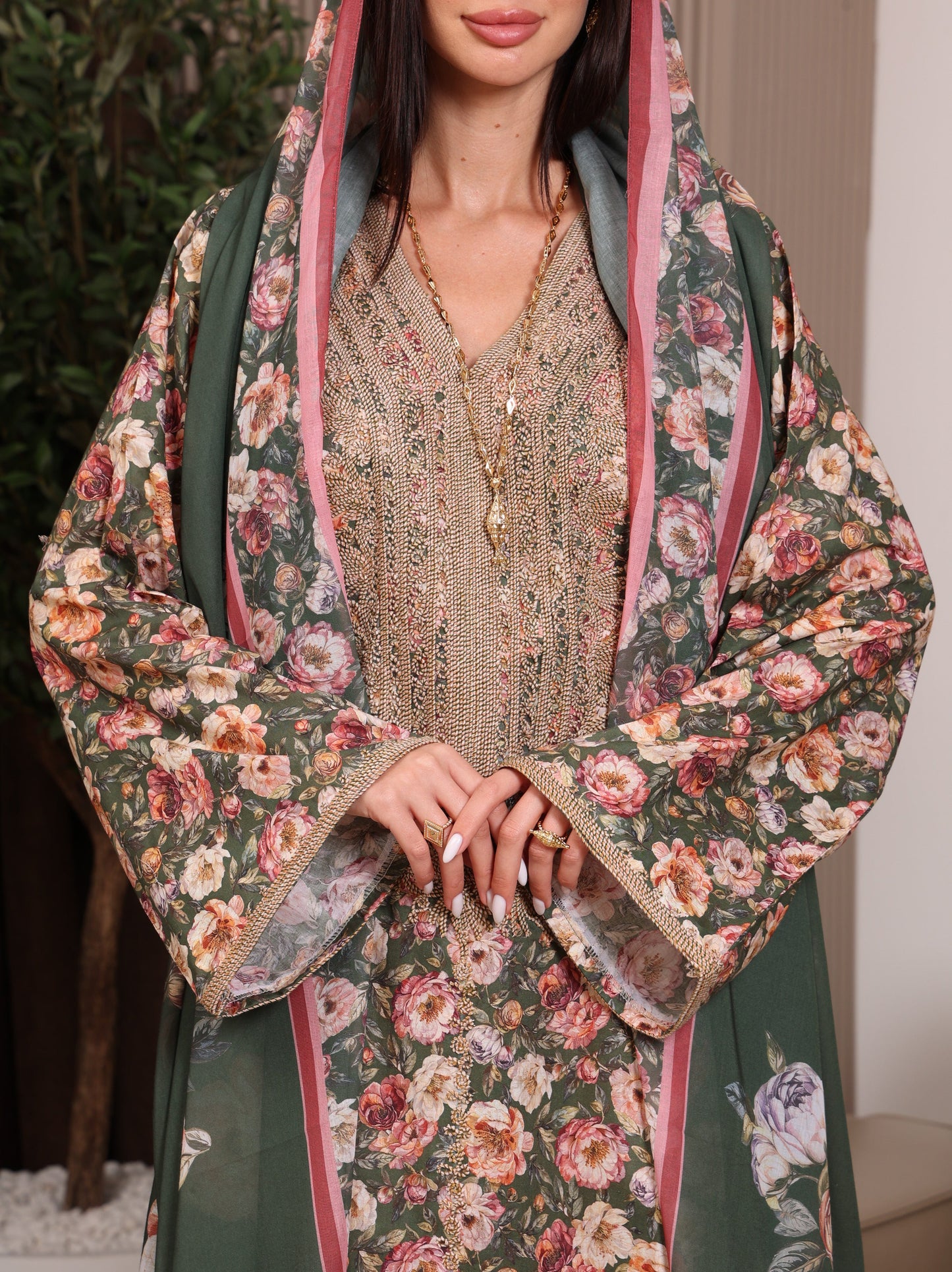 Forest Flora Kaftan
