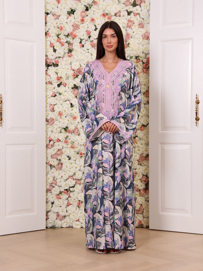 Lavender Lotus Kaftan