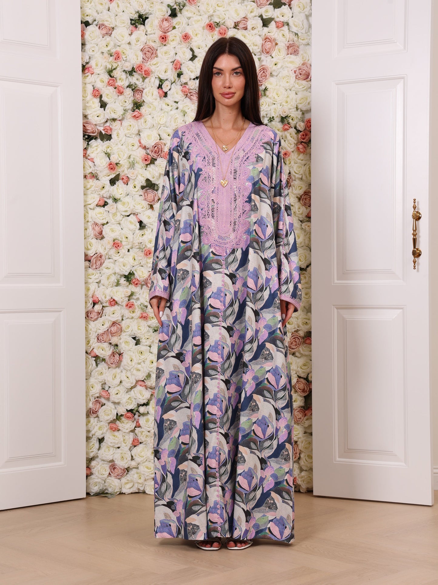 Lavender Lotus Kaftan
