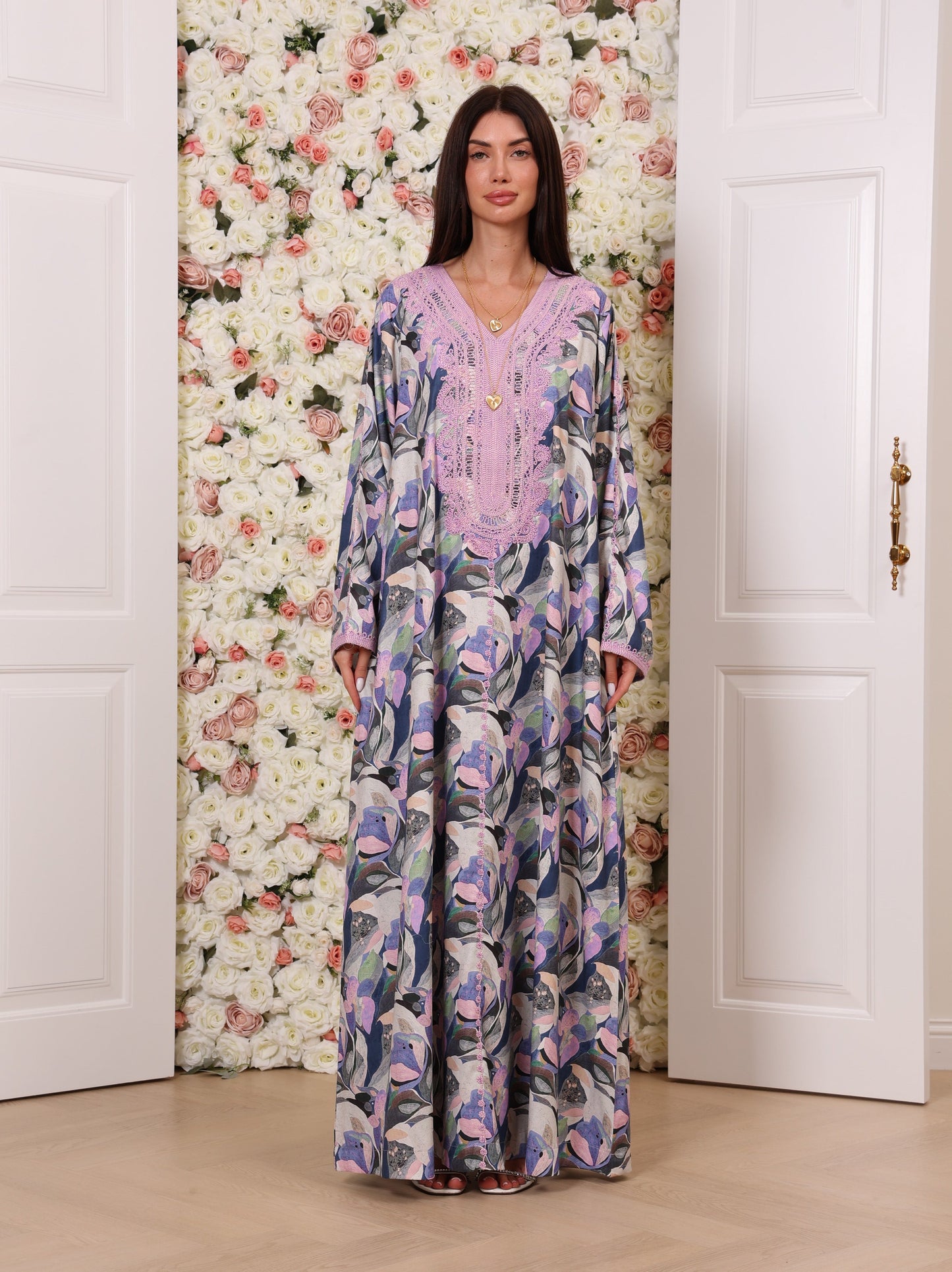 Lavender Lotus Kaftan