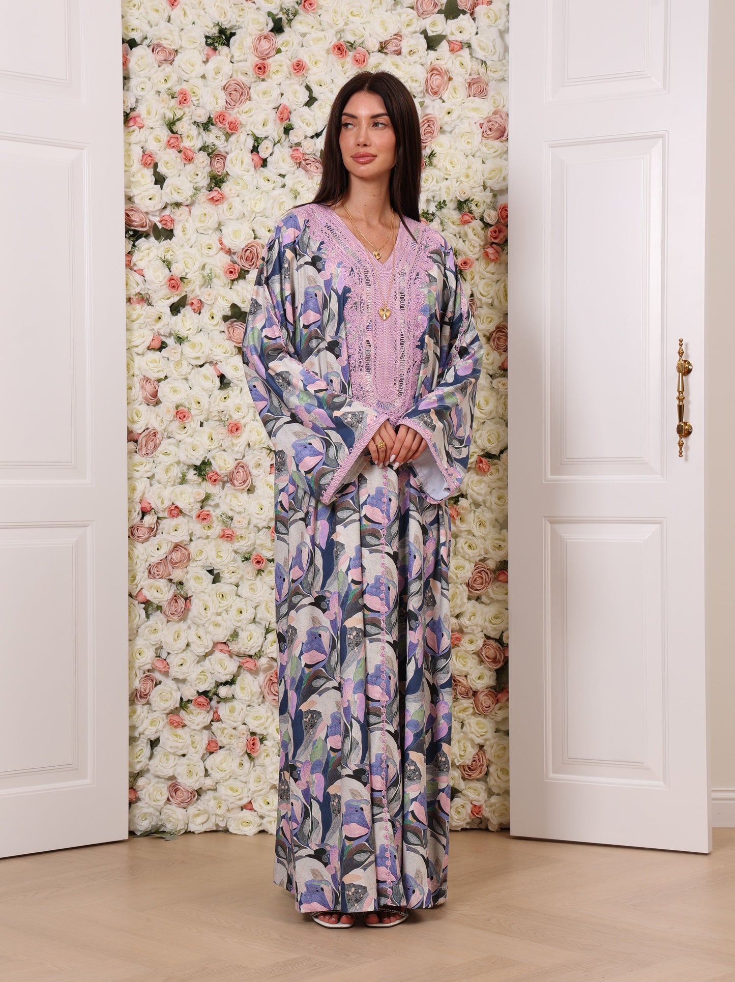 Lavender Lotus Kaftan