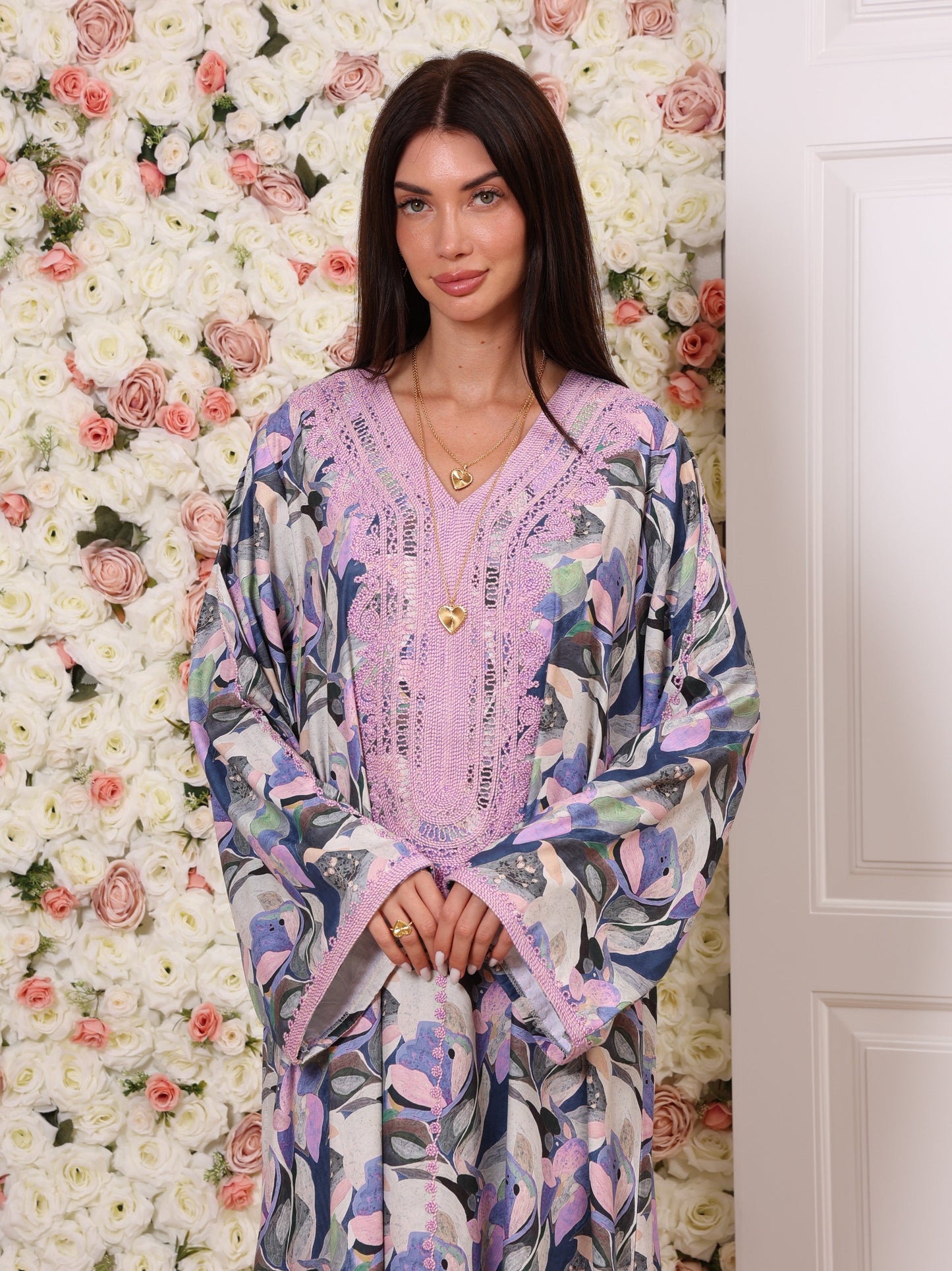 Lavender Lotus Kaftan