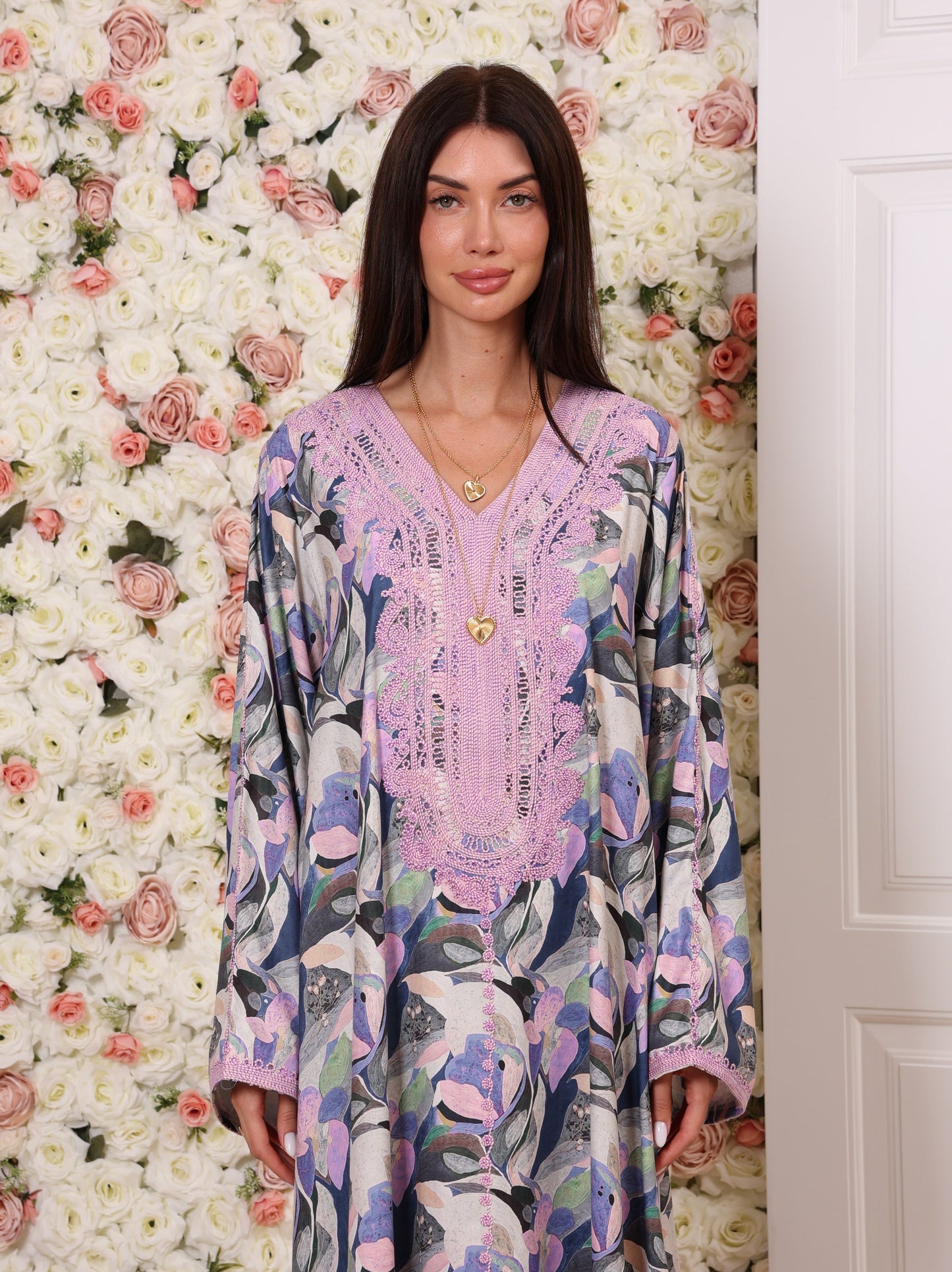 Lavender Lotus Kaftan