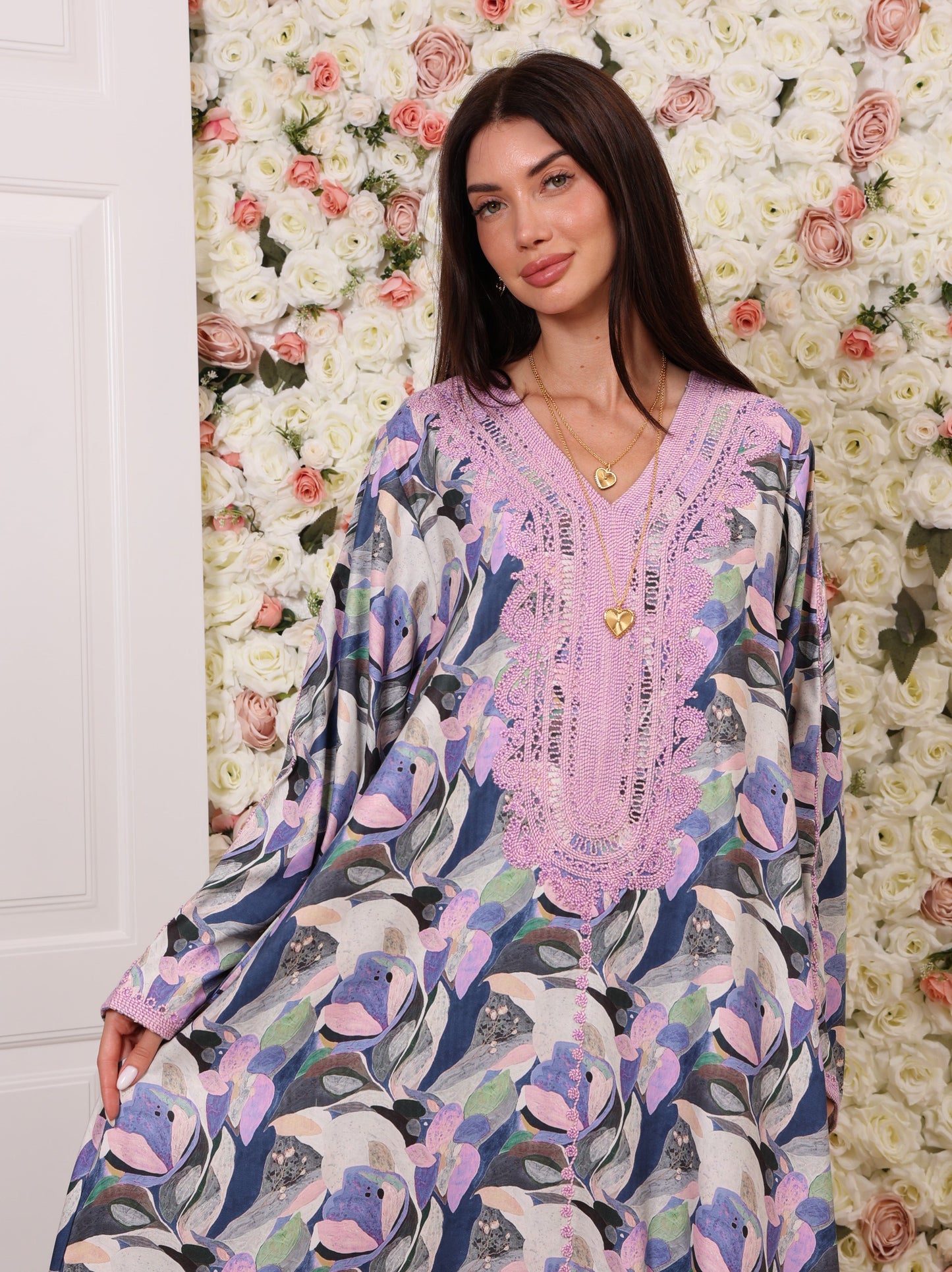 Lavender Lotus Kaftan