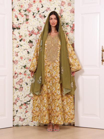 Golden Olive Kaftan