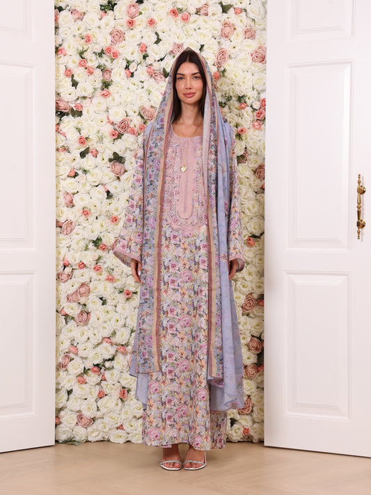 Periwinkle Petal Kaftan