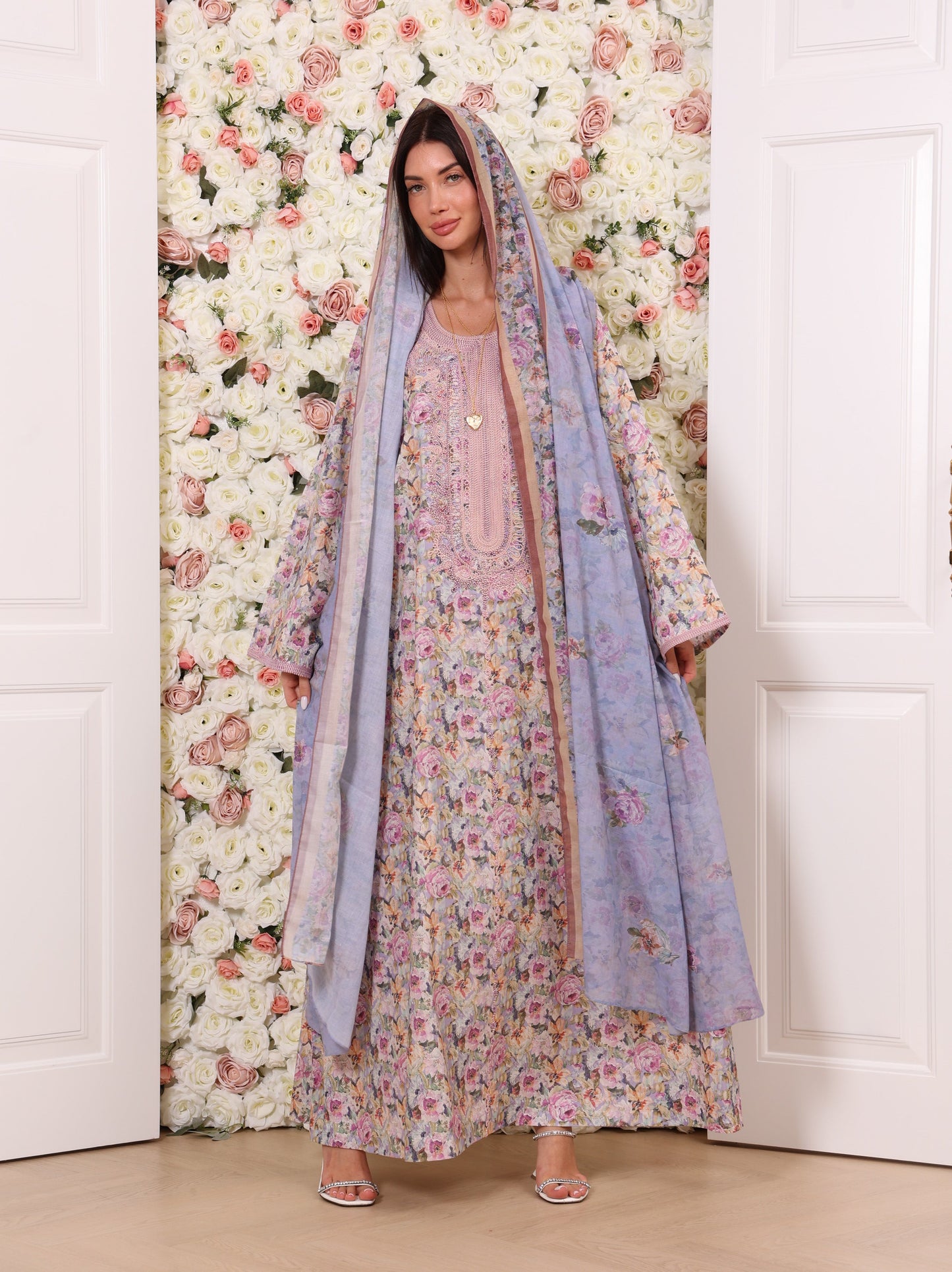 Periwinkle Petal Kaftan
