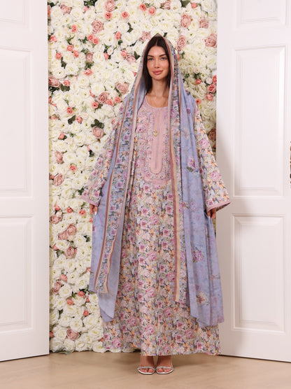 Periwinkle Petal Kaftan