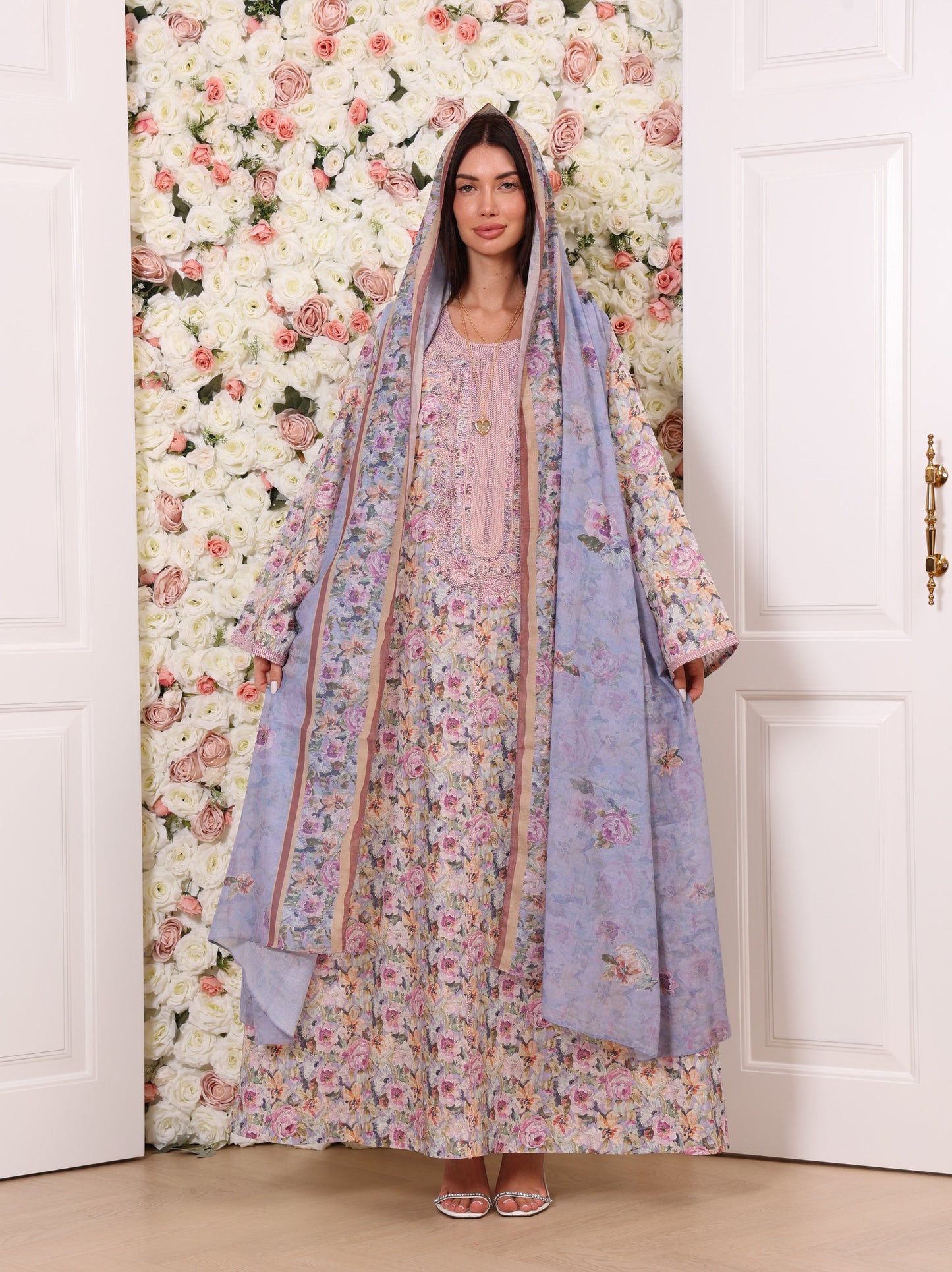 Periwinkle Petal Kaftan