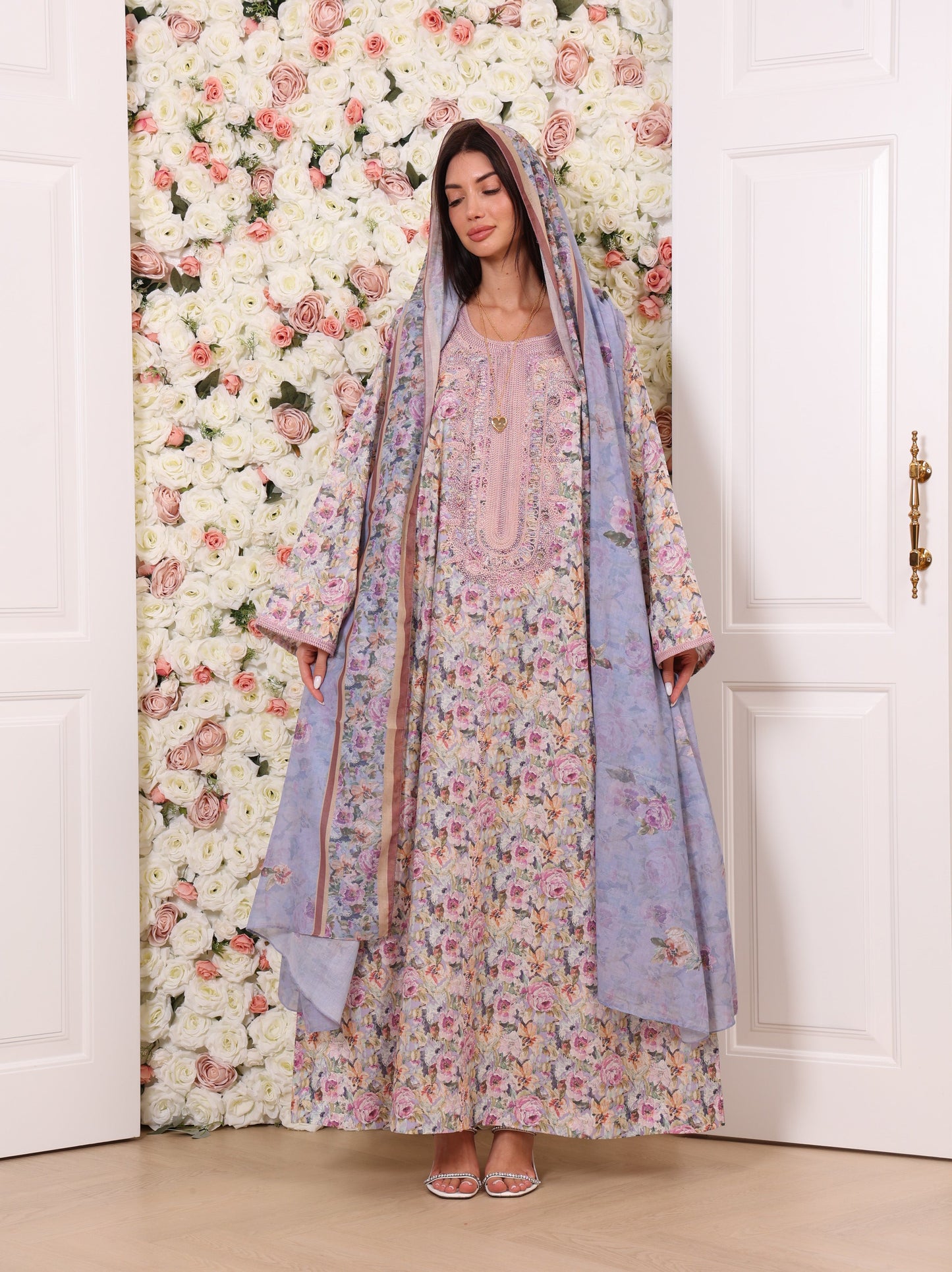 Periwinkle Petal Kaftan