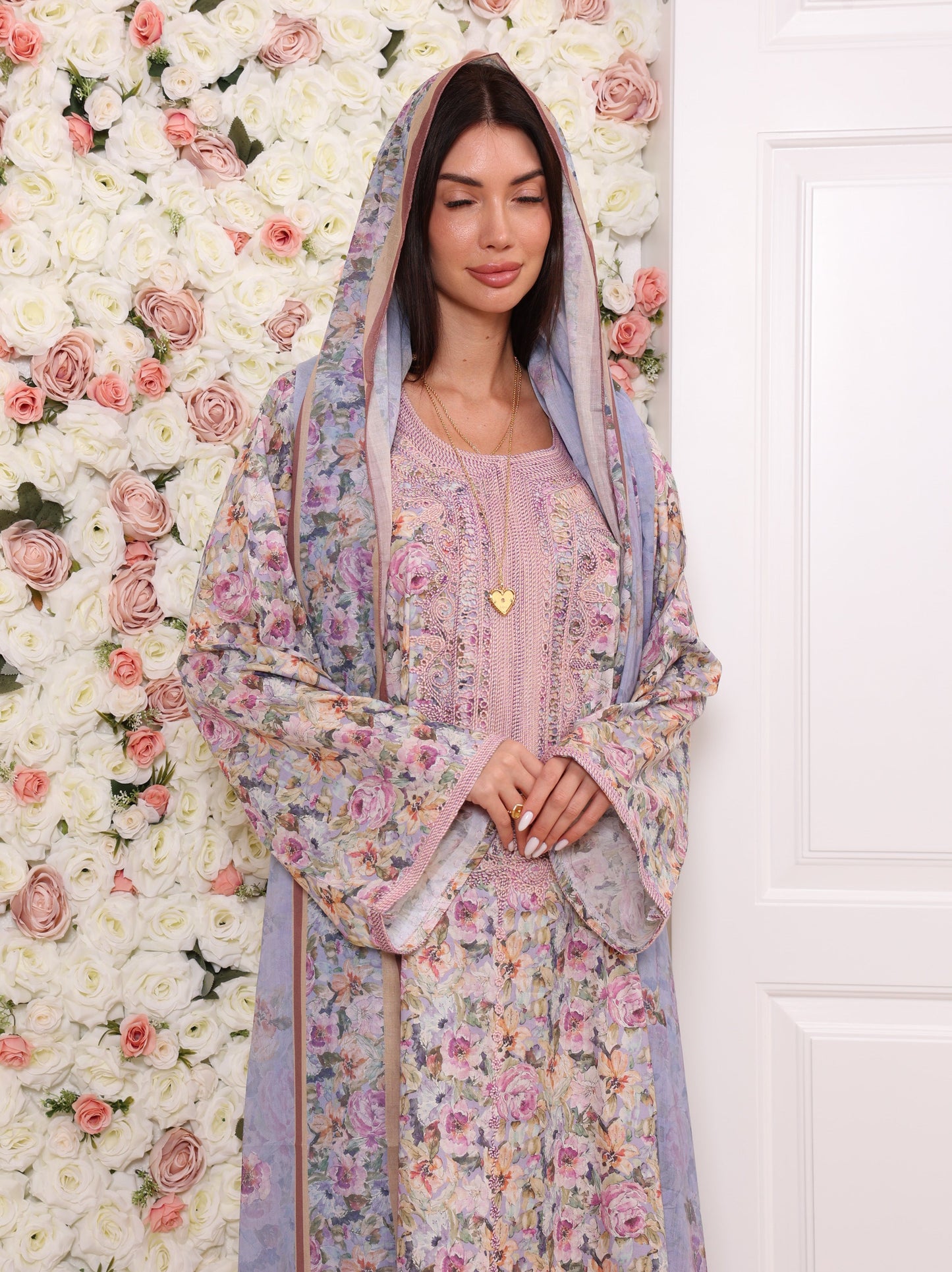 Periwinkle Petal Kaftan