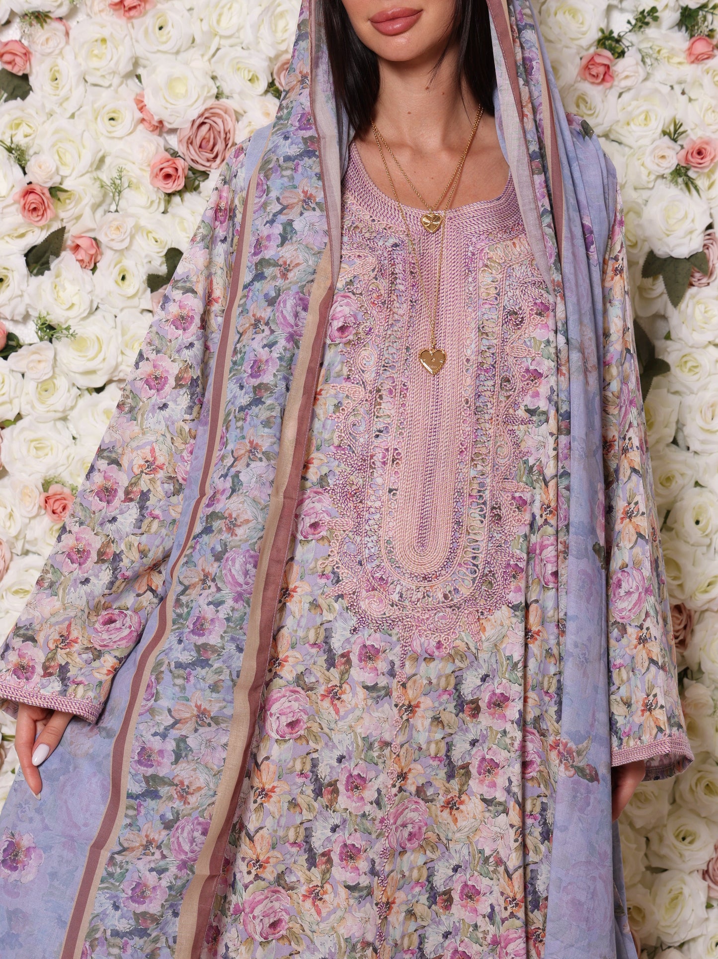 Periwinkle Petal Kaftan