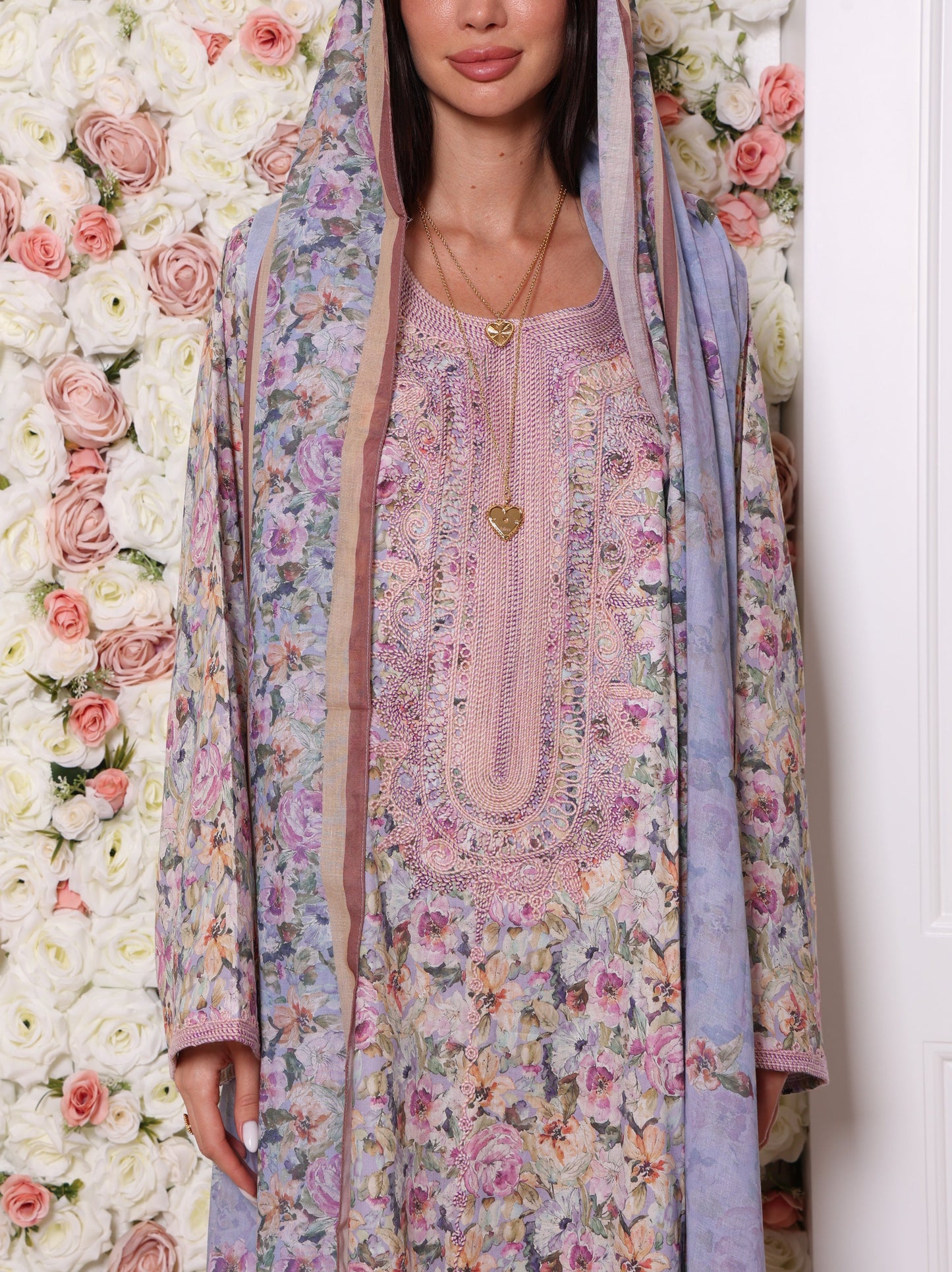 Periwinkle Petal Kaftan