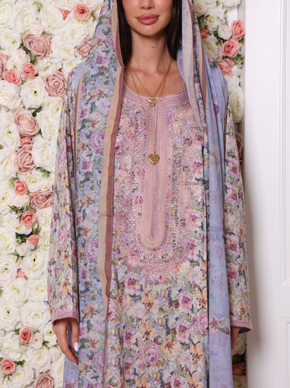 Periwinkle Petal Kaftan