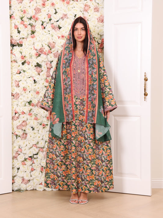 Emerald Autumn Kaftan