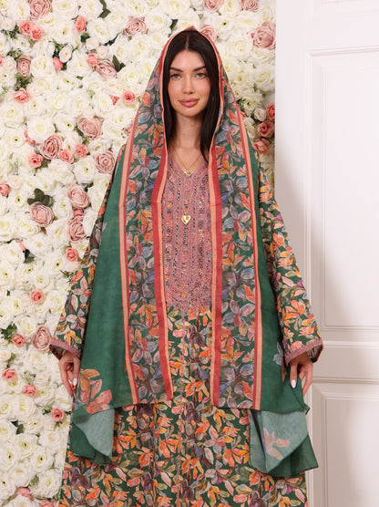 Emerald Autumn Kaftan