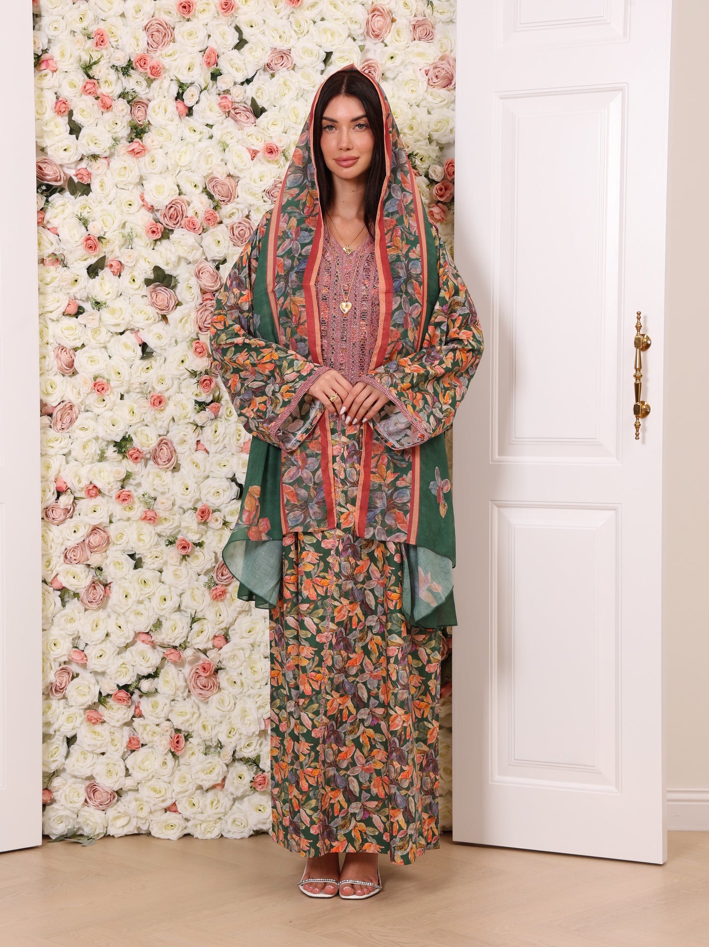 Emerald Autumn Kaftan