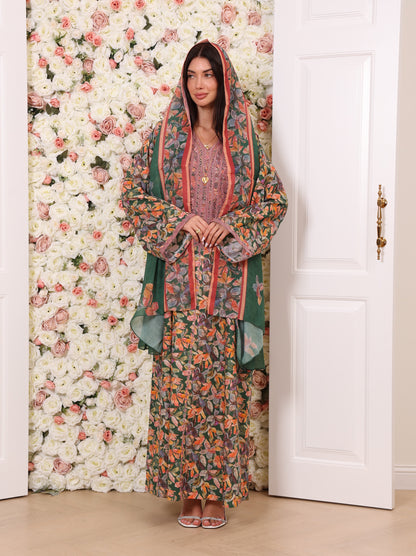 Emerald Autumn Kaftan