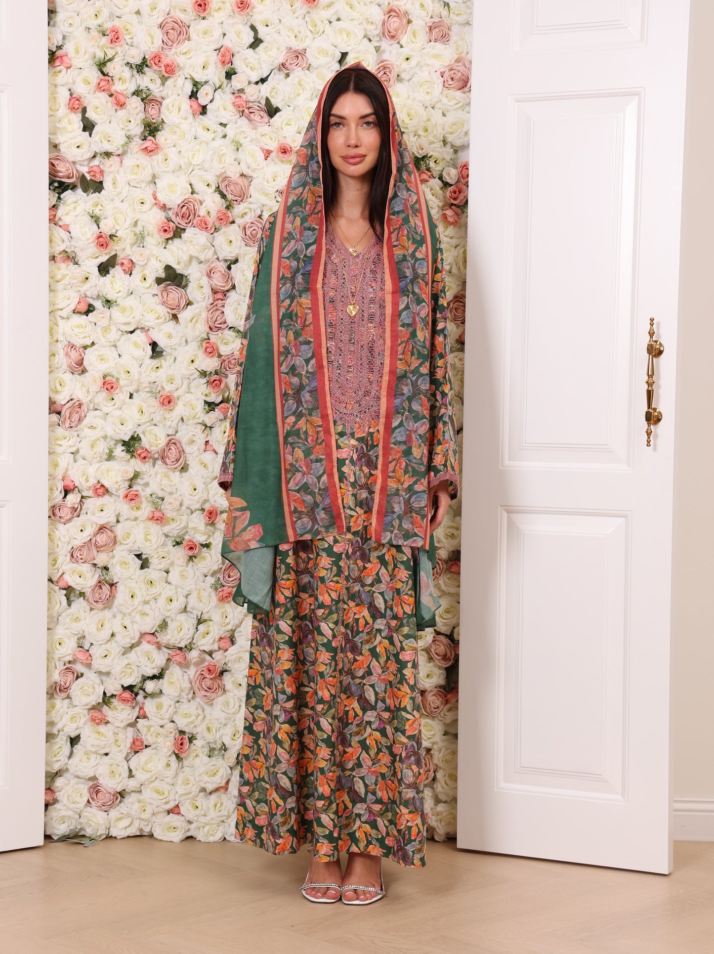 Emerald Autumn Kaftan