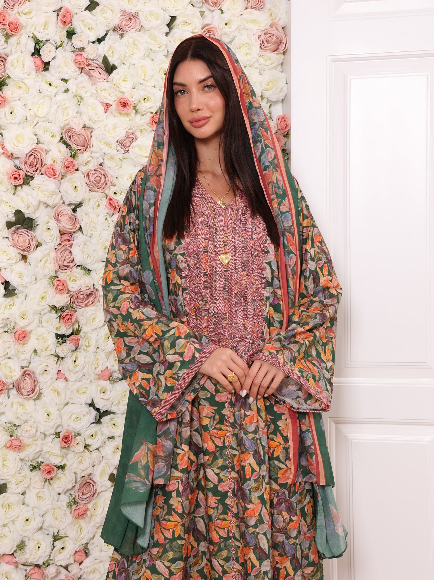 Emerald Autumn Kaftan