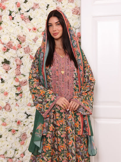 Emerald Autumn Kaftan