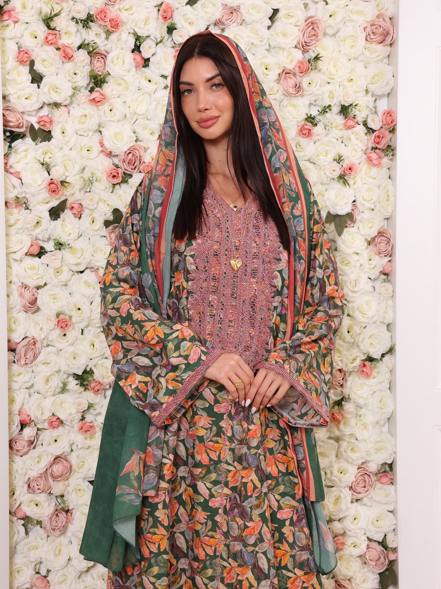 Emerald Autumn Kaftan