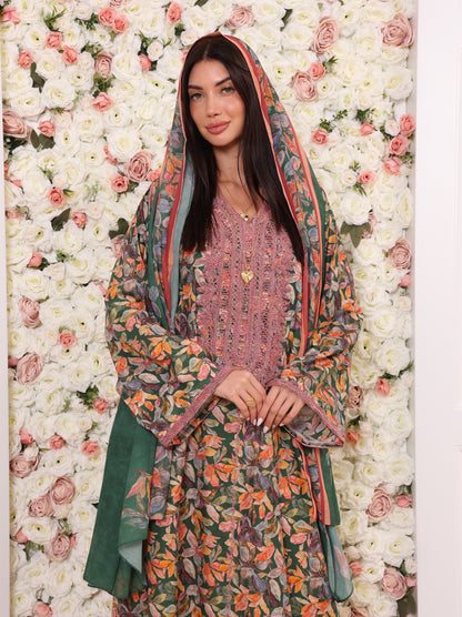 Emerald Autumn Kaftan