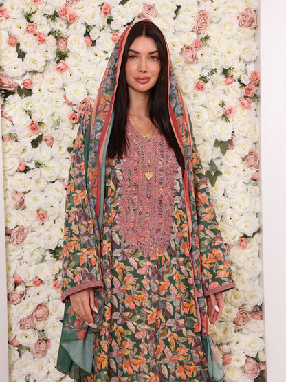 Emerald Autumn Kaftan
