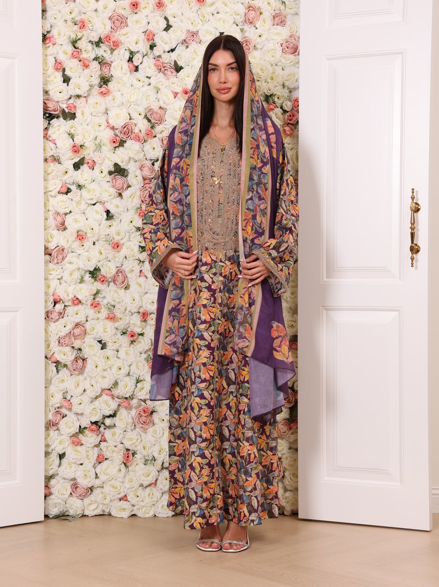 Violet Orchard Kaftan