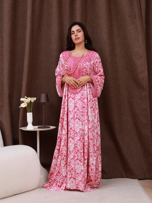 Floral Haze Grace Kaftan