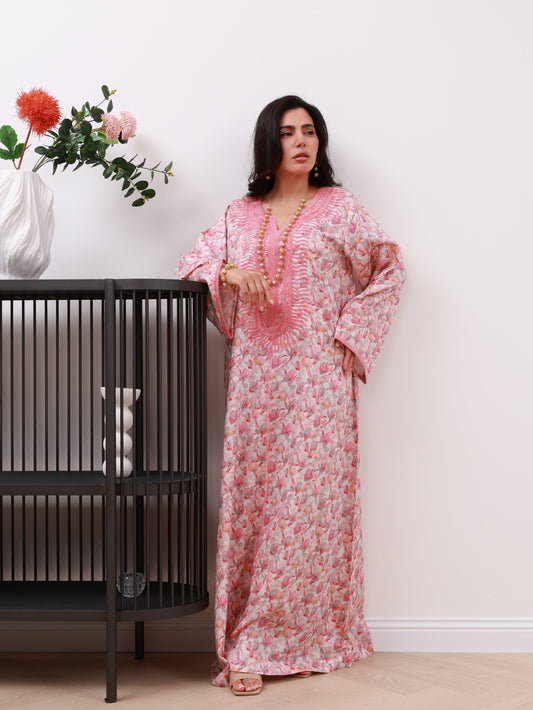 Rose Blush Petal Kaftan