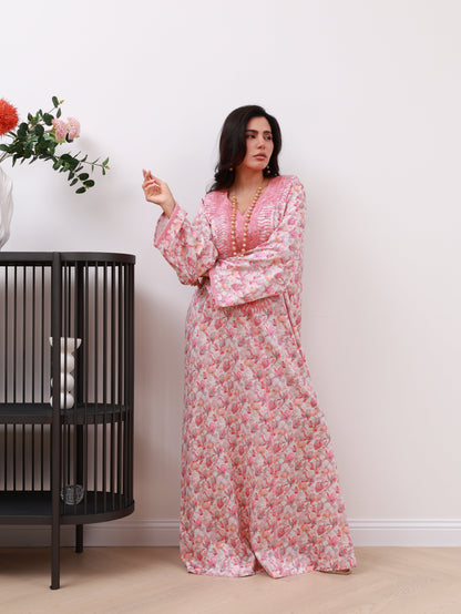 Rose Blush Petal Kaftan
