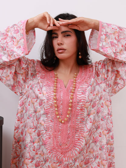 Rose Blush Petal Kaftan