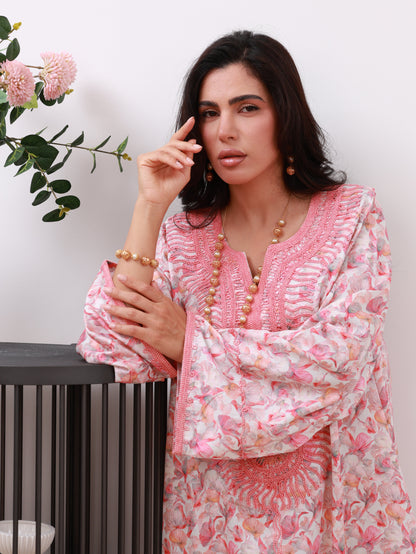 Rose Blush Petal Kaftan