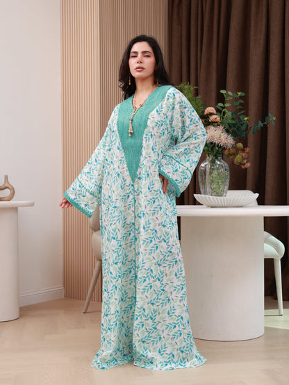 Seafoam Whisper Kaftan