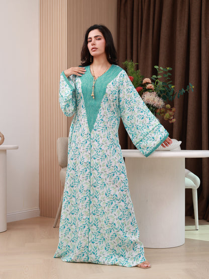 Seafoam Whisper Kaftan
