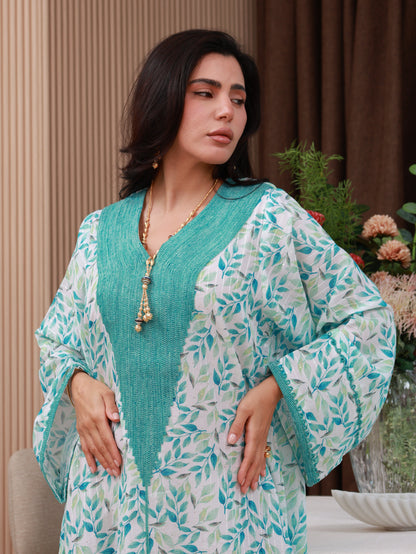 Seafoam Whisper Kaftan