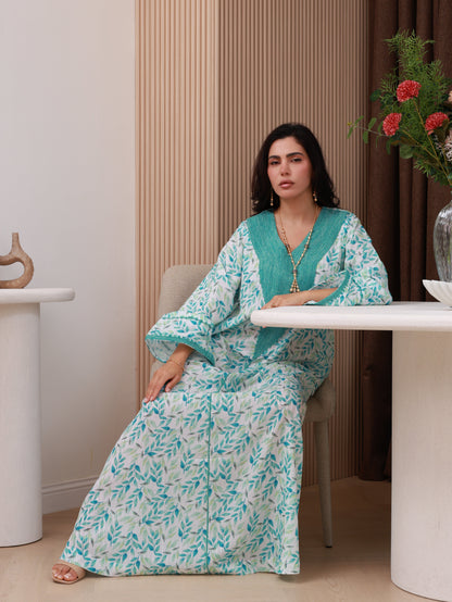 Seafoam Whisper Kaftan