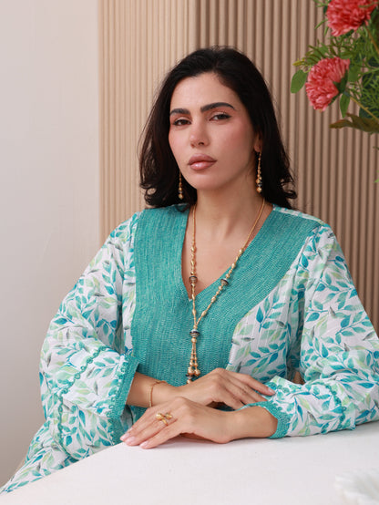 Seafoam Whisper Kaftan