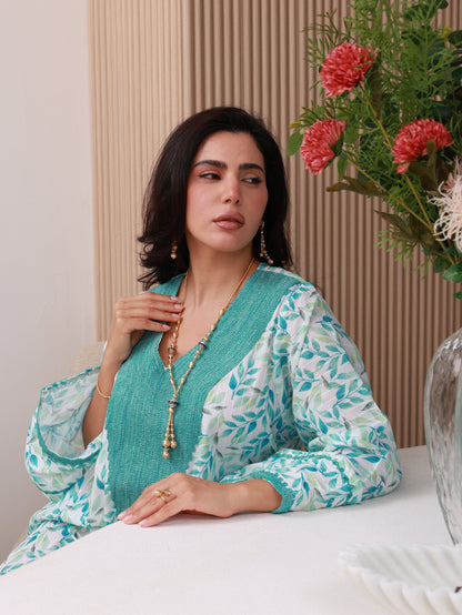 Seafoam Whisper Kaftan